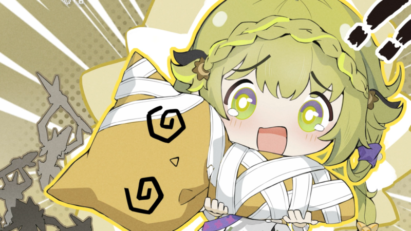 泣いているエルナ