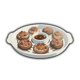 キノコの肉詰め蒸しG1