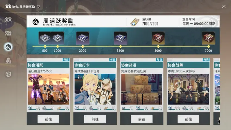 協会ウィークリー活動