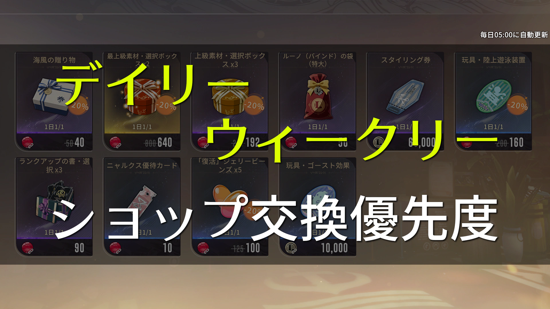 サムネイル_おすすめショップ交換優先度