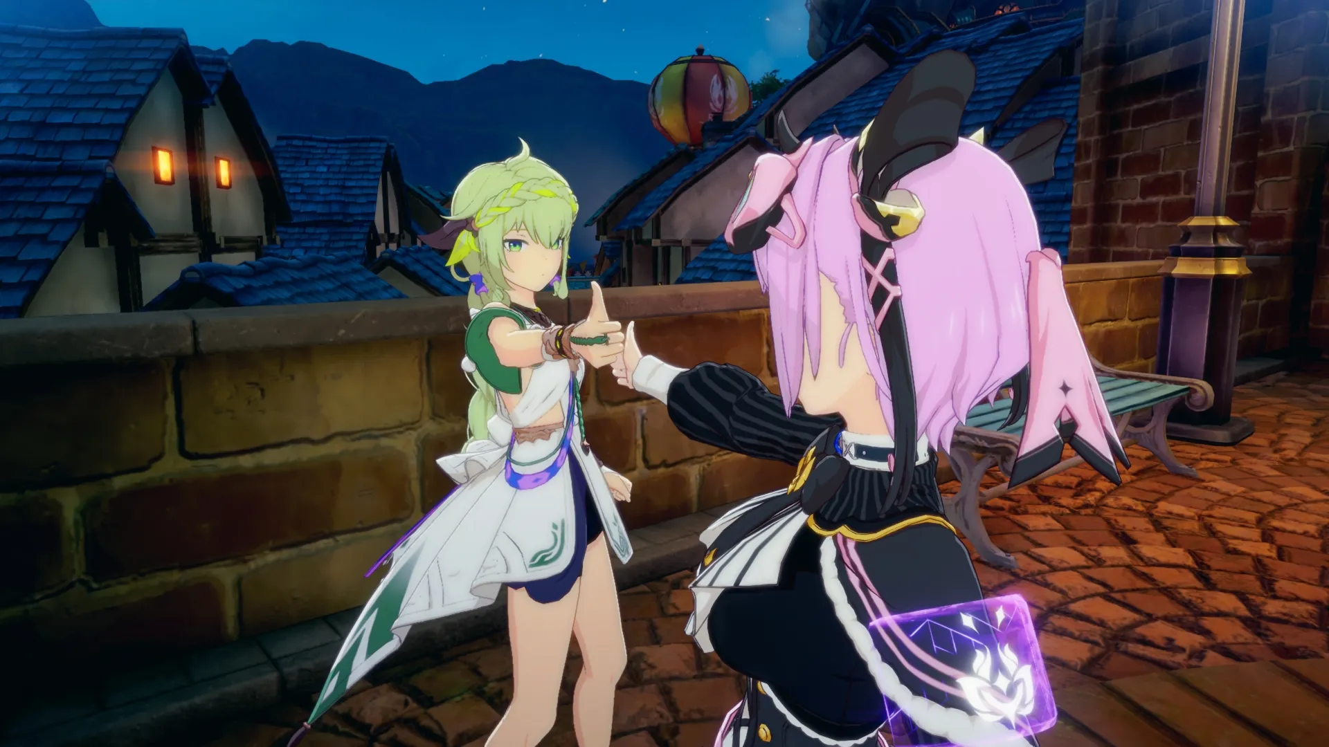 アルーナとツーショット