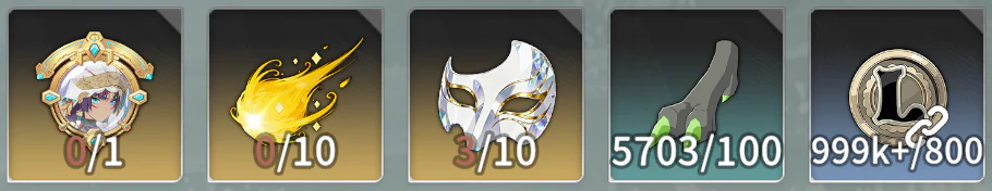 「バトルイマジン・ロローラ」のクラフト素材