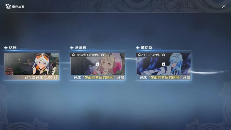 キャラクター絆ストーリー